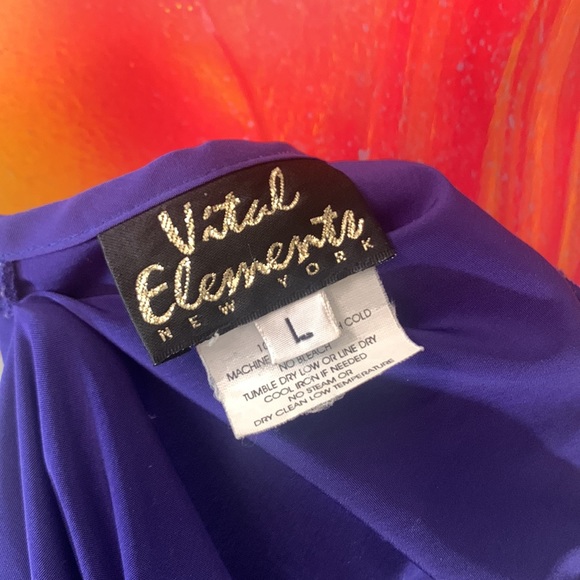 VINTAGE VITAL ELEMENTS Dress Top - Picture 8 of 8